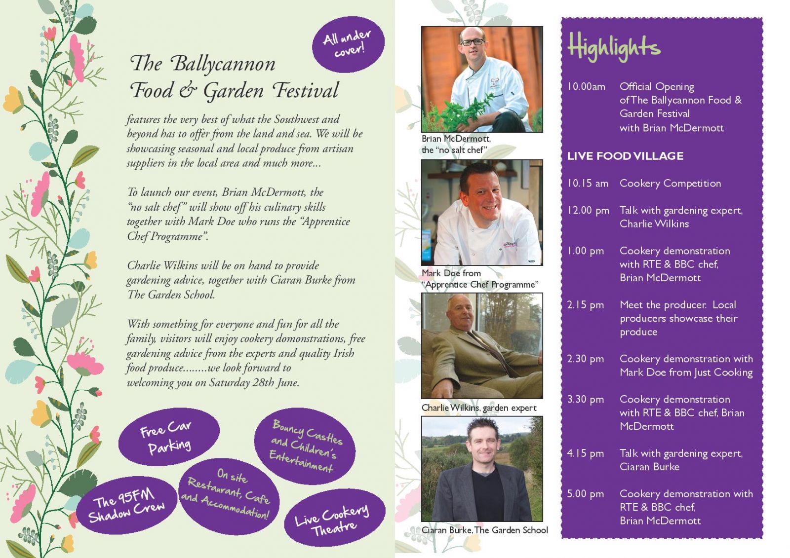 Food and Garden Festival Activities D and M Garden Centre